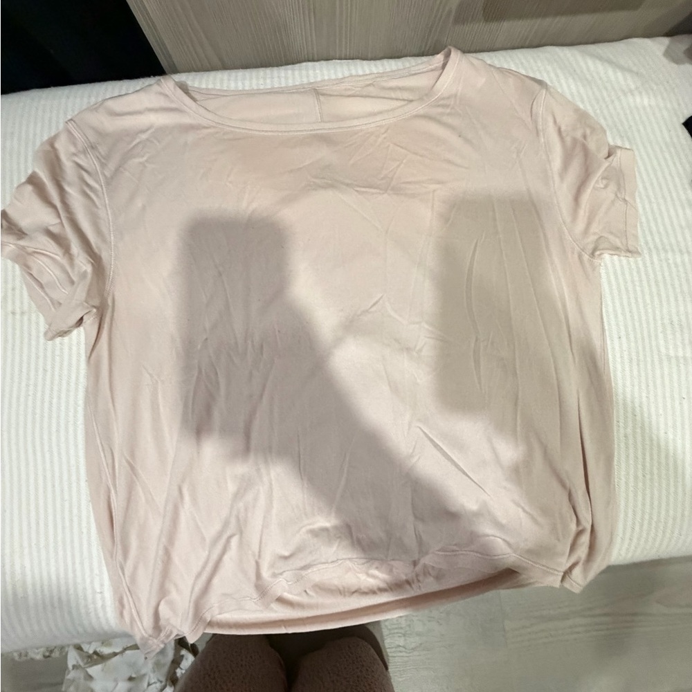 Lululemon Women's blush pink Tshirt